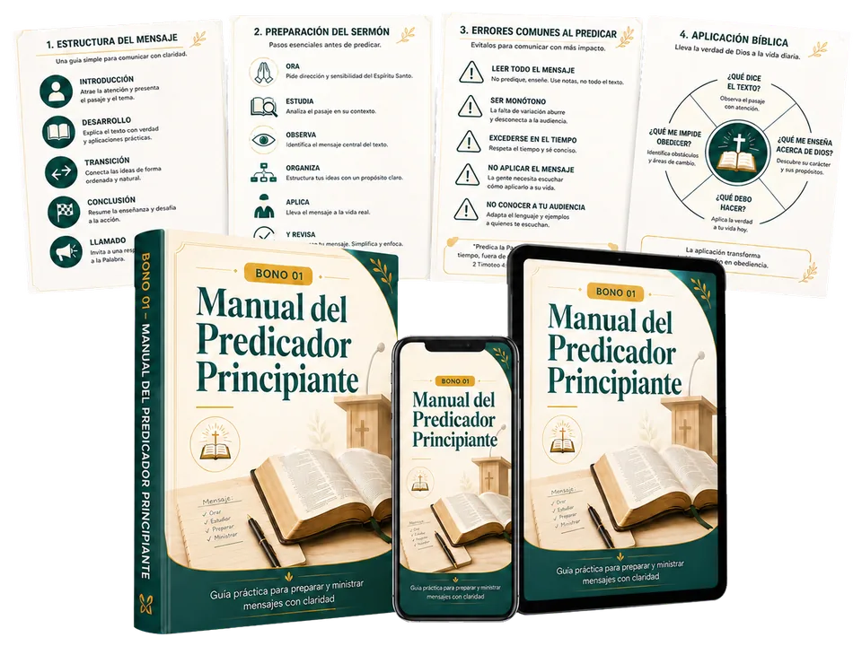 Mockup del Manual del Predicador Principiante